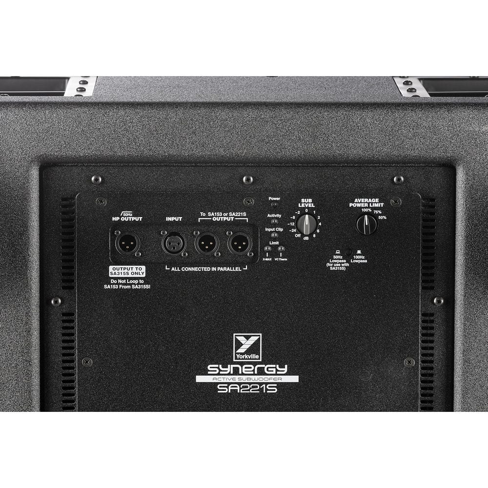 Yorkville SA221S Dual 21-Inch Bass Reflex Powered Subwoofer - Image 4
